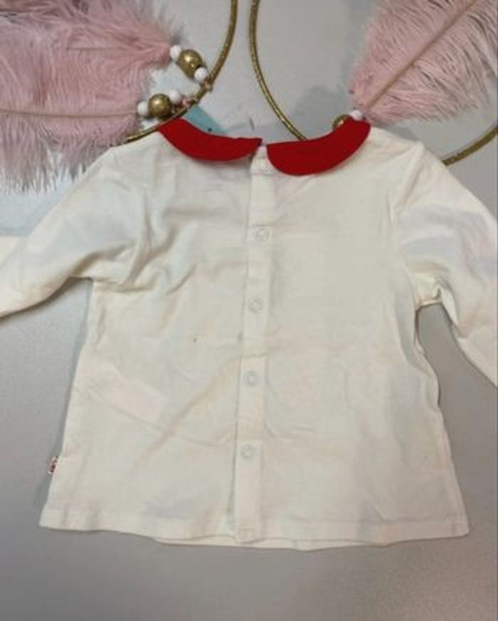 T-shirt bébé fille - neuf - Obaïbi - Taille 6 mois - photo numéro 3