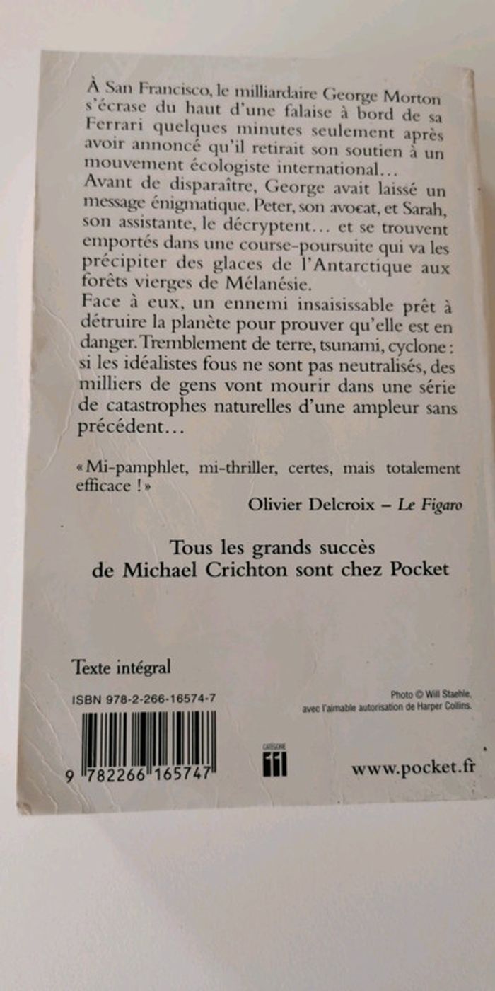 Michael Crichton État D'urgence - photo numéro 2