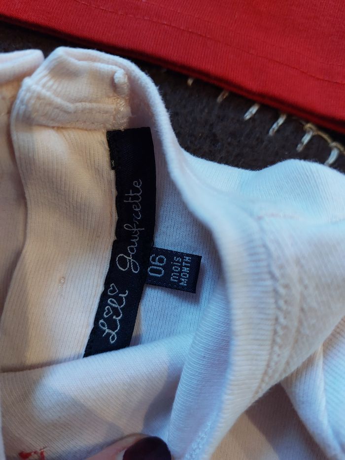 Lots de t-shirts ML 6mois - photo numéro 4