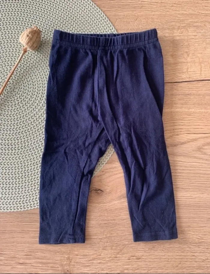Lot de 5 leggings multimarques fille 12mois - photo numéro 13