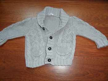 Gilet Garçon gris, Kitchoun, Taille 6 mois