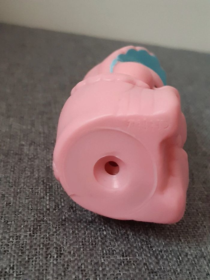 Jouet Pouet vintage : canard rose - photo numéro 5