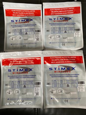 Lot électrodes stimex