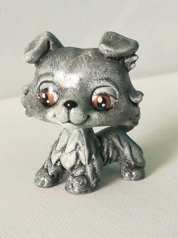 Littlest PetShop OOAK Lady And The Tramp Disney custom handmade LPS handpainted