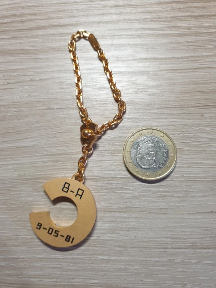 Superbe bijou gravé plaqué or ancien - photo numéro 2