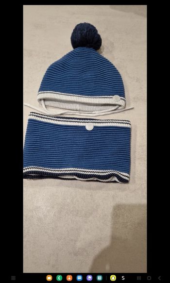 Bonnet + cache cou okaïdi