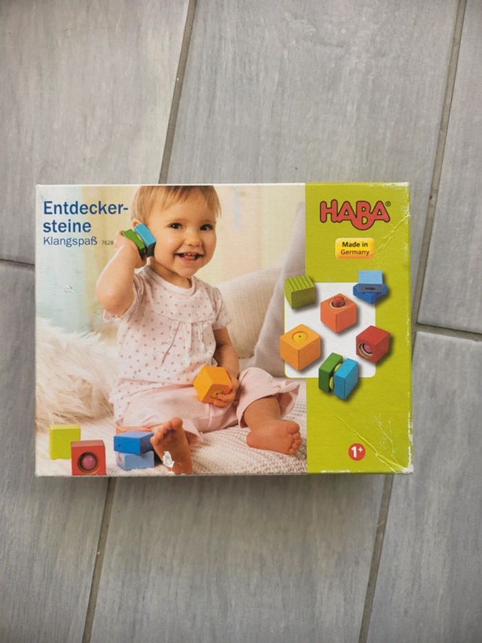 Cube en bois apprentissage haba - photo numéro 2