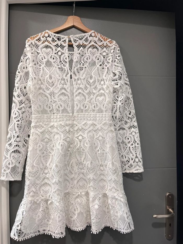 Robe guipure blanche Morgan T40 - photo numéro 2