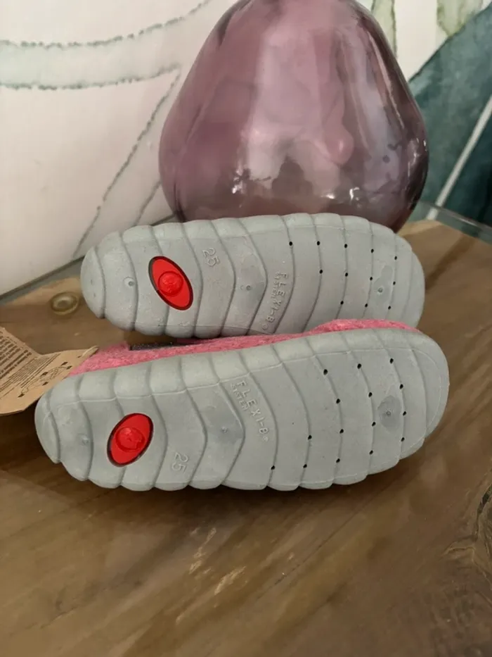 Chaussons fille Befado rose tissu - photo numéro 5