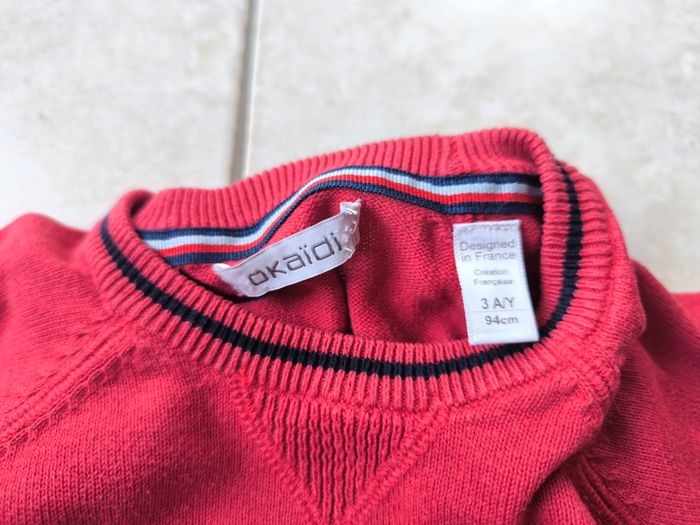 Pull rouge - photo numéro 4