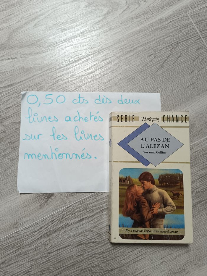 Livre Harlequin série Chance