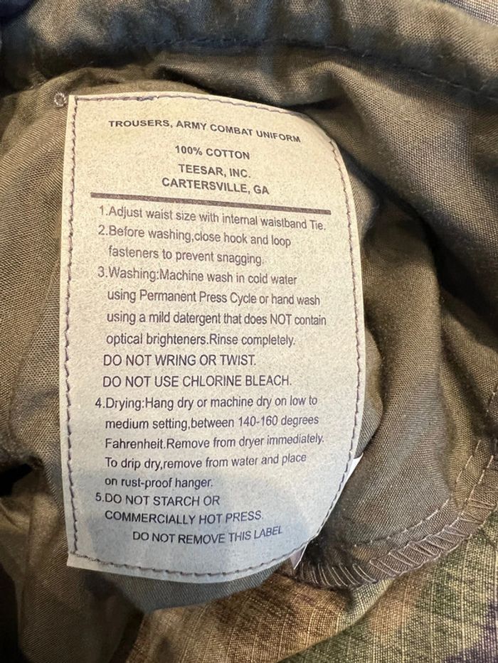 Pantalon militaire us acu rip-stop mil-tec 11930020 taille xl neuf - photo numéro 5