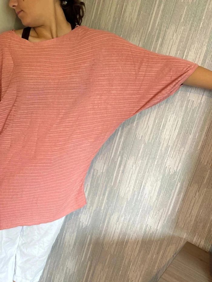 Blouse manche 3/4 marque tissaia taille 42• - photo numéro 3