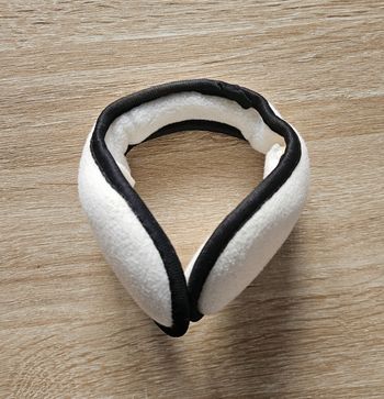 Cache oreille ski hiver blanc