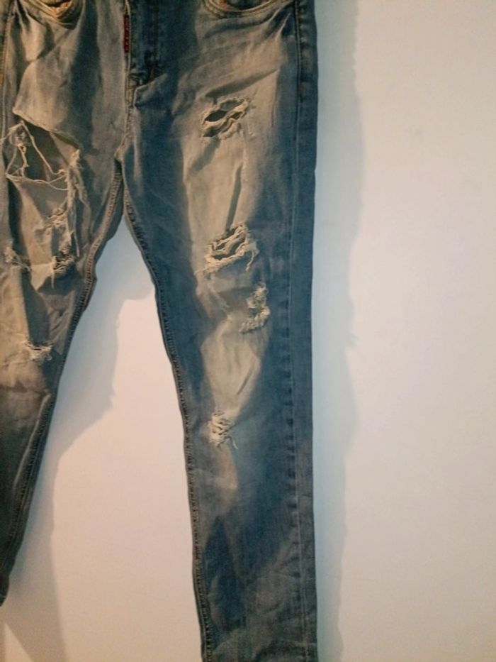 Jean taille basse - Taille 36 - Marque DENIM - photo numéro 3