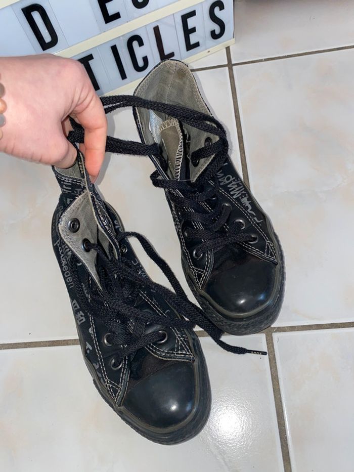 Converse noires all star taille 34 - photo numéro 2