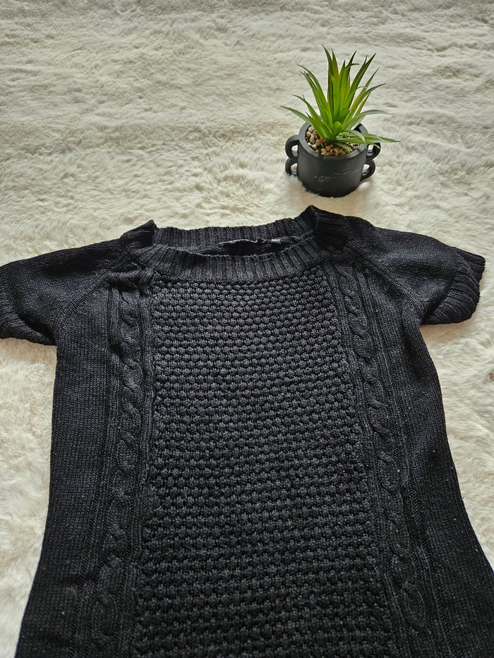 Robe Pull  à manche courte Noir - 8 ans - photo numéro 2