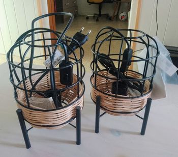 LOT LAMPES DE CHEVET