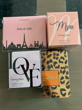 Parfum Christian blanc