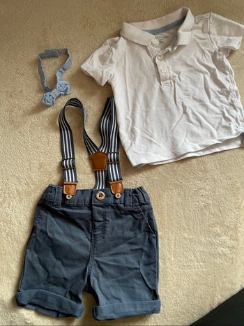 Ensemble salopette short