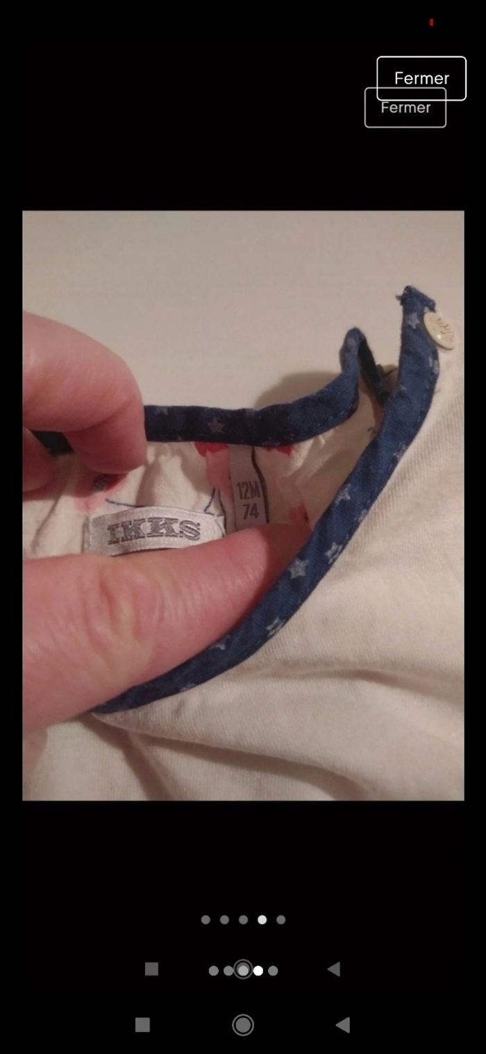 T shirt ikks un an - photo numéro 4