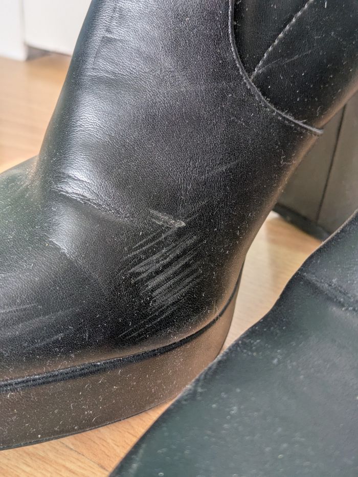Bottines à plateforme compensée à talon Stradivarius - photo numéro 5