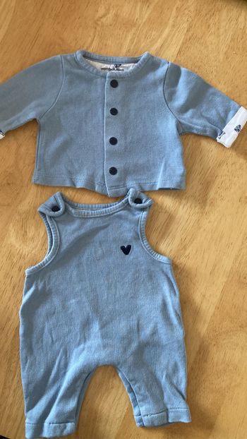 Ensemble naissance bébé garçon