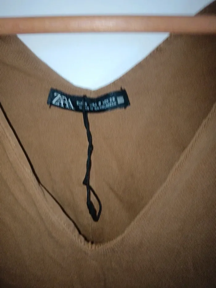 Robe zara marron - photo numéro 6
