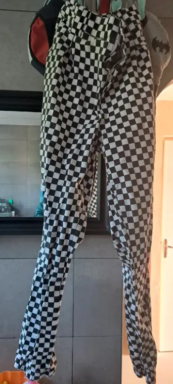 Pantalon à carreaux