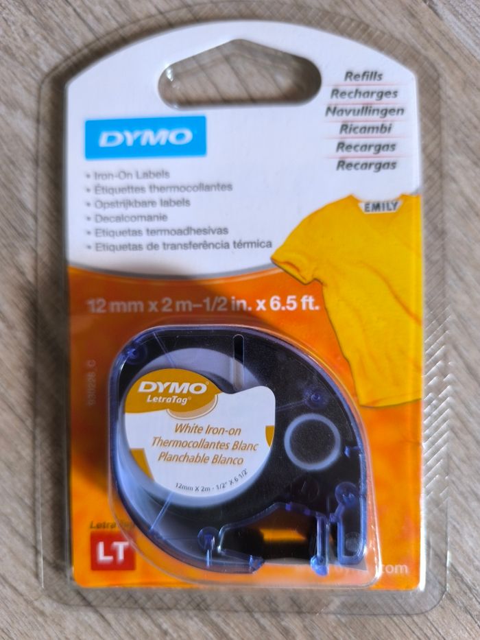 Ruban recharge Dymo Letra Tag