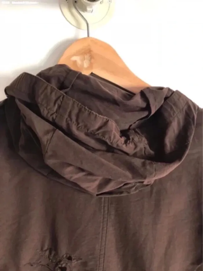 Veste légère marron à capuche Baba Nuki taille 40 - photo numéro 10