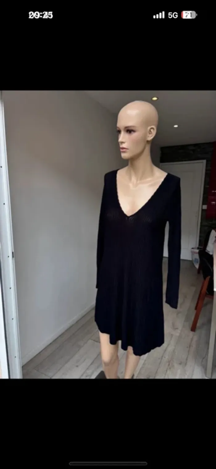 Élégante Robe Sézane Noire - Taille S - photo numéro 6