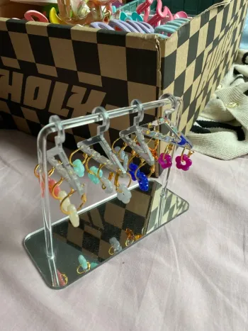Boucles d’oreilles interchangeables 🌸
