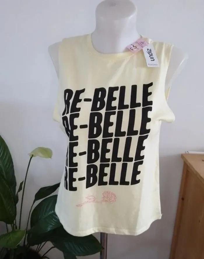 débardeur undiz disney taille S - rebelle - coton et polyester - photo numéro 2