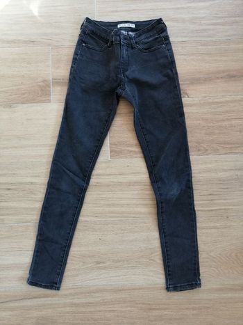 Jean slim noir Gémo en bon état