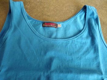 Débardeur bleu 14 ans, fille. Catimini