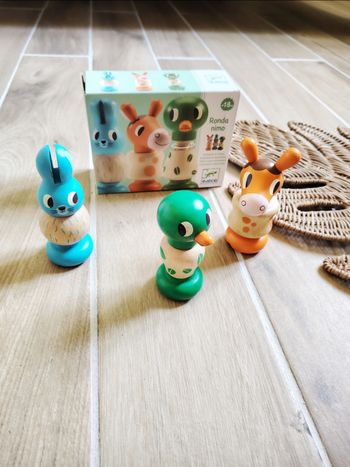🐰Les animaux à visser et dévisser en bois marque Djeco