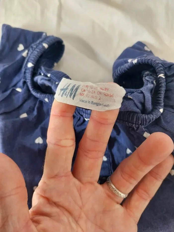 Tee-shirt manche courte fille 2 ans H&M - photo numéro 3