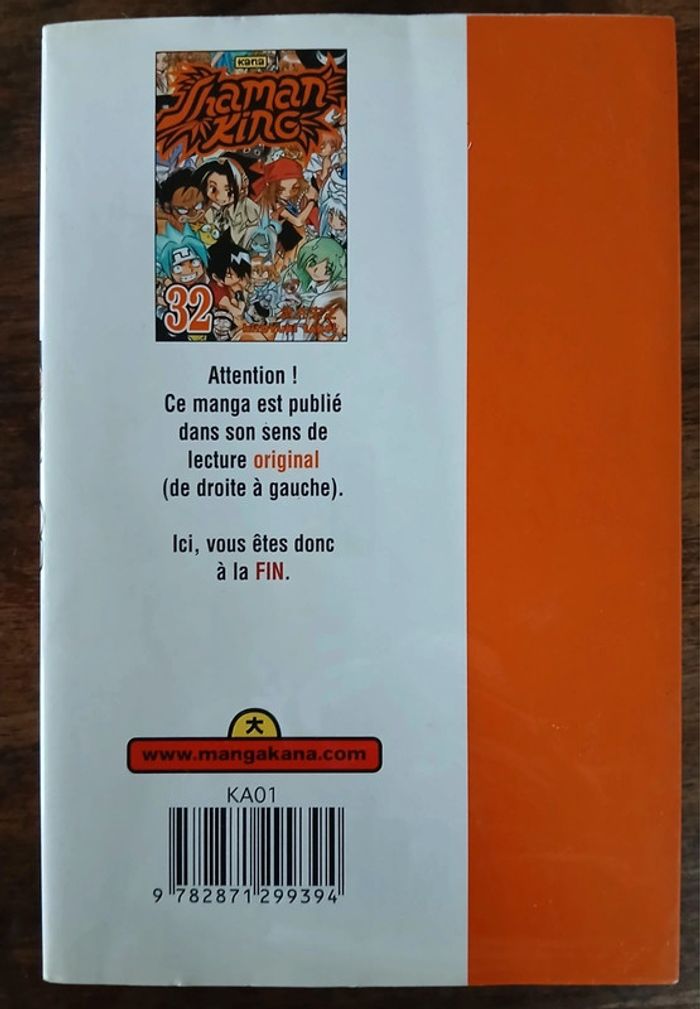 Shaman King Tome 32 Kana Français 🇨🇵 - photo numéro 2