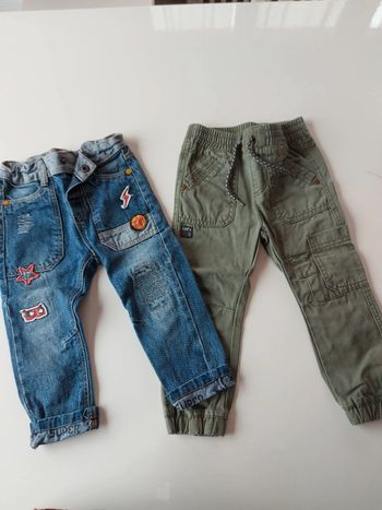 Lot 2 jeans 24 mois garçon