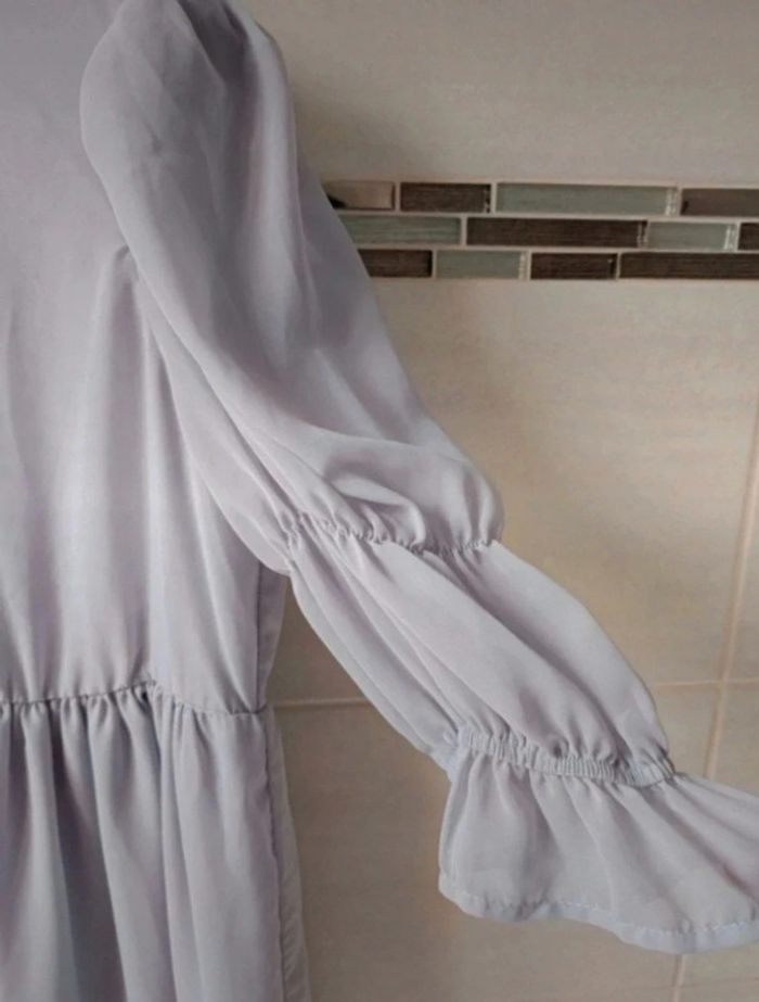 Superbe robe babydoll, couleur lila pastel, t.36 - photo numéro 5