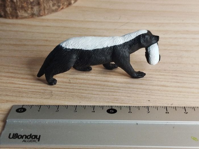 Mojo blaireau et son bébé Figurine animal de la forêt - photo numéro 4