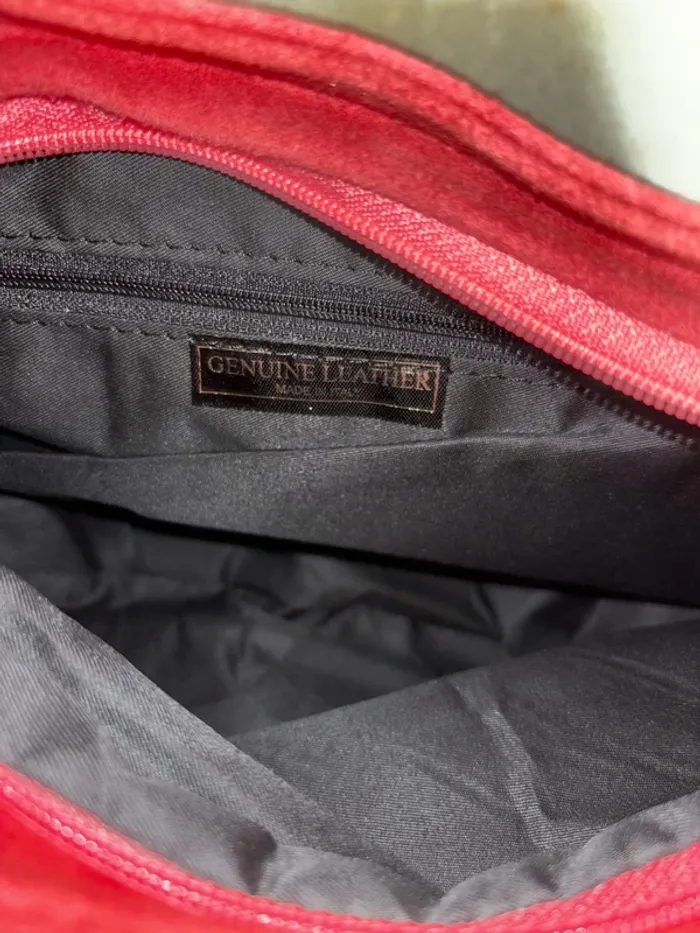 Sac bandoulière neuf, sac à main cuir Genuine Leather, sac femme en cuir véritable, sac chaîne - photo numéro 5