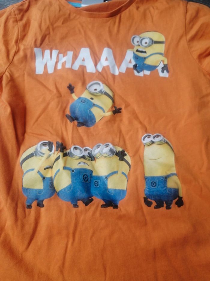 Tee shirt manche courte minnions 8A - photo numéro 2