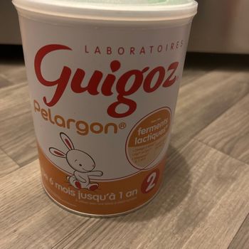 Guigoz pelargon 2 eme age neuf