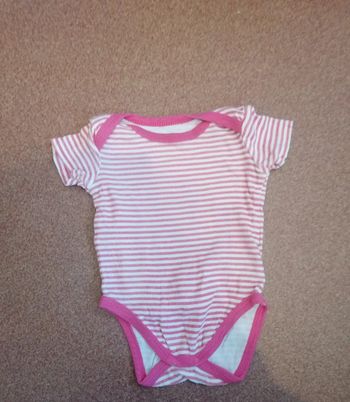 Body à rayures bébé