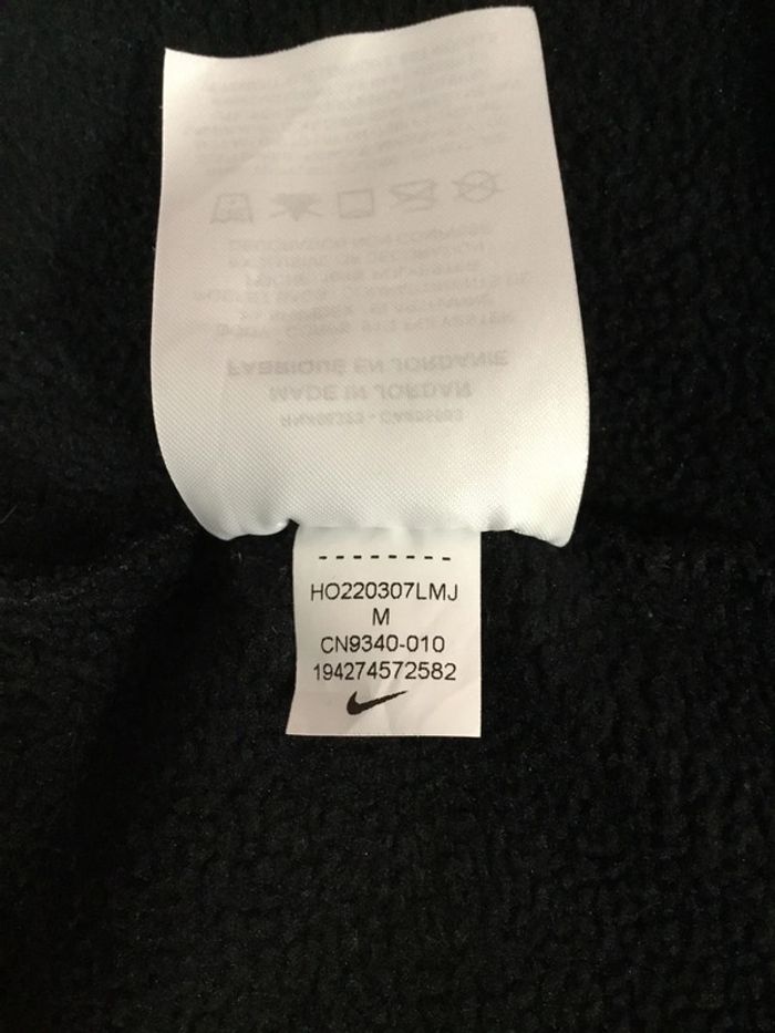 Sweat zippé à capuche pour homme Nike noir taille M 041 - photo numéro 12