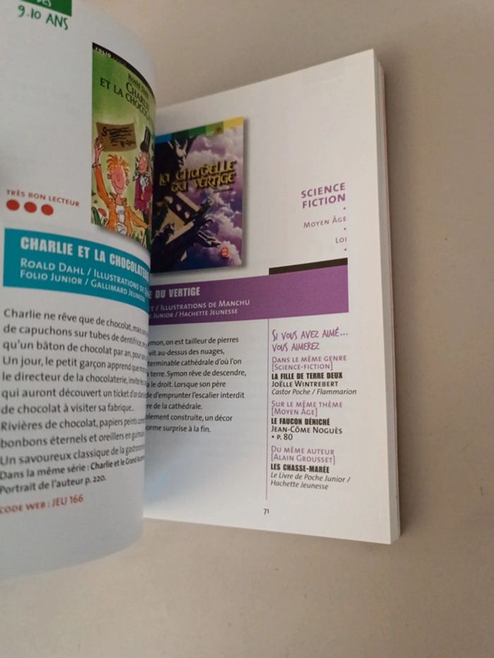 La bibliothèque idéale des 7-12 ans 200 romans jeunesse guide Fnac - photo numéro 10