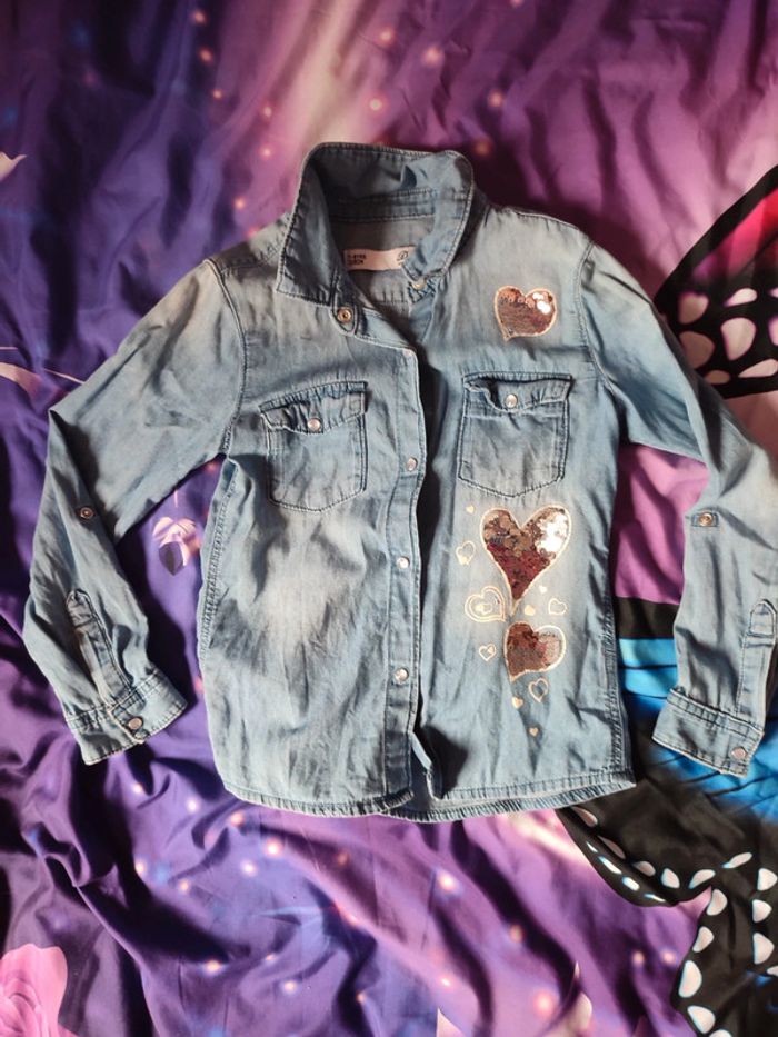 Chemise en jeans