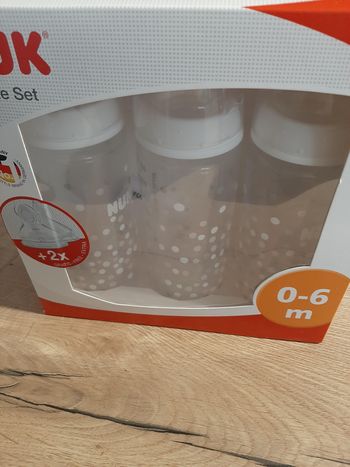 Biberon nuk en plastique